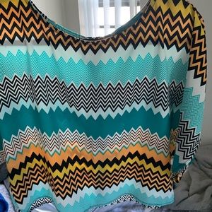 Geometric Flowy Shirt